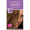 LANOFIL crema gel coloranta perm. nr. 8 SATEN AURIU DESCHIS